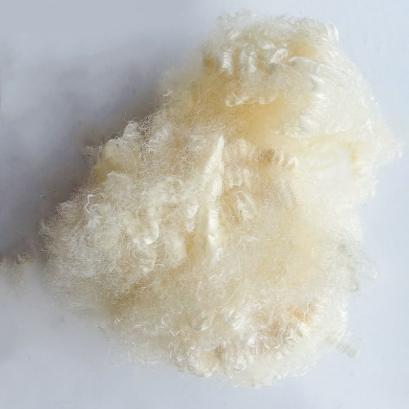 Benang Karpet 13DX120mm Aprikot Ringan Serat Khusus